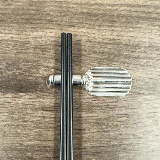 Rare Vintage Art Deco Silver-Plated Chopstick Holders / Cutlery Rests | Christofle Tennis Racquets | Set of 6