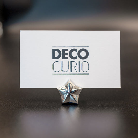 Vintage Set of 11 Place Card Holders - Stars