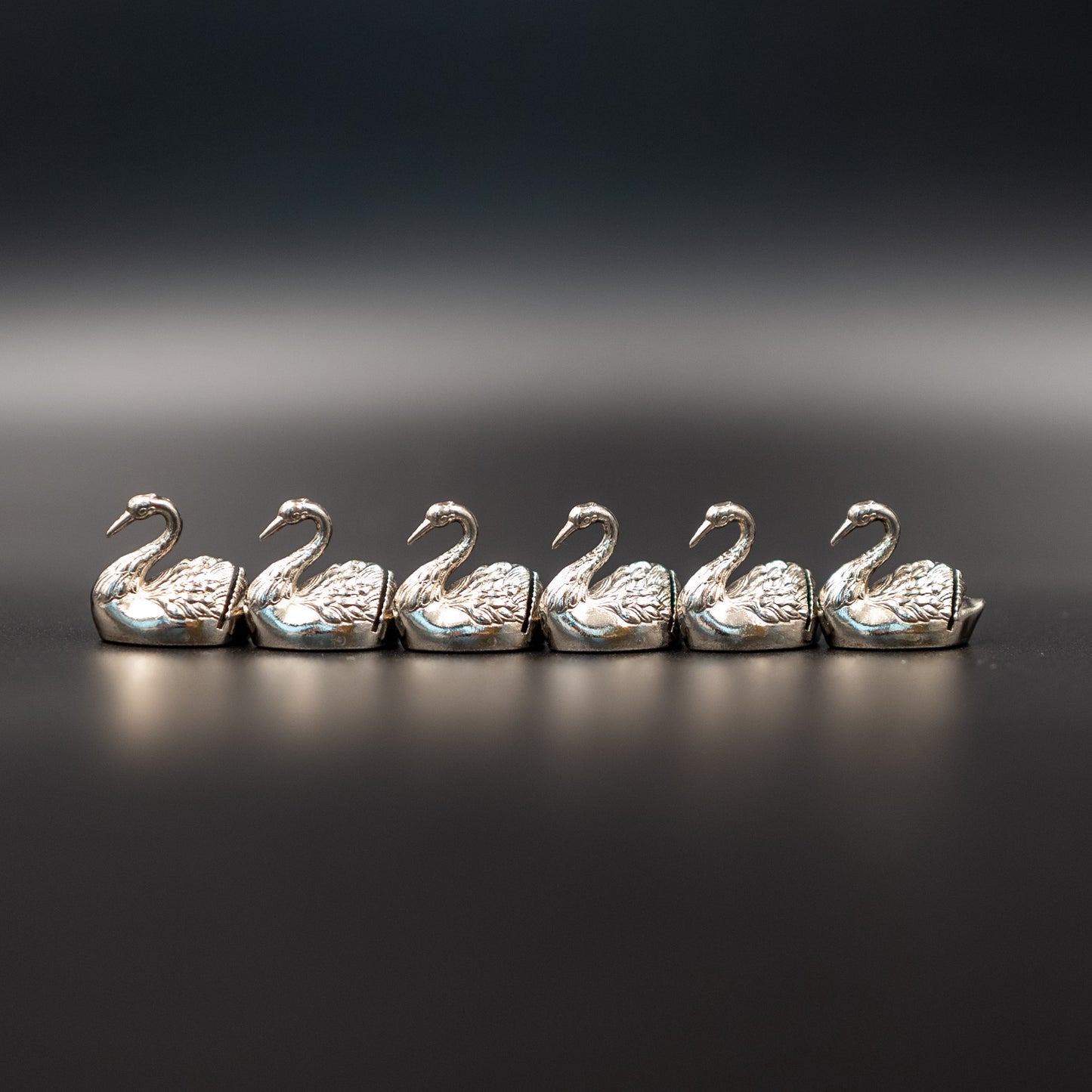 Vintage Place Card Holders | Swans | Set of 6