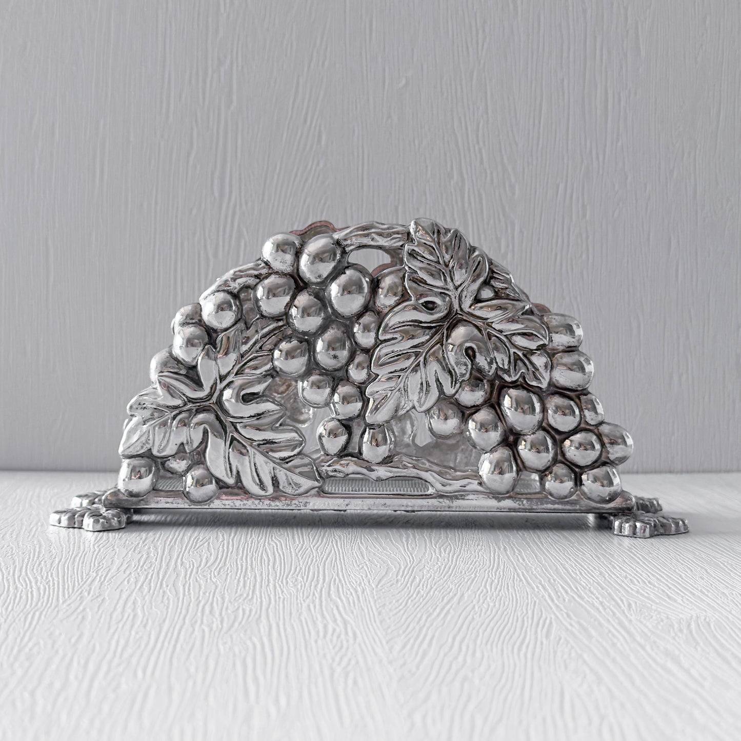 Vintage Napkin/Letter Holder | Vines and Grapes