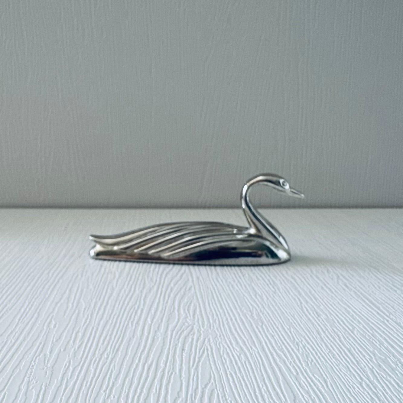 Vintage Chopstick Holders/Knife Rests | Silver Swans 1 | Set of 6