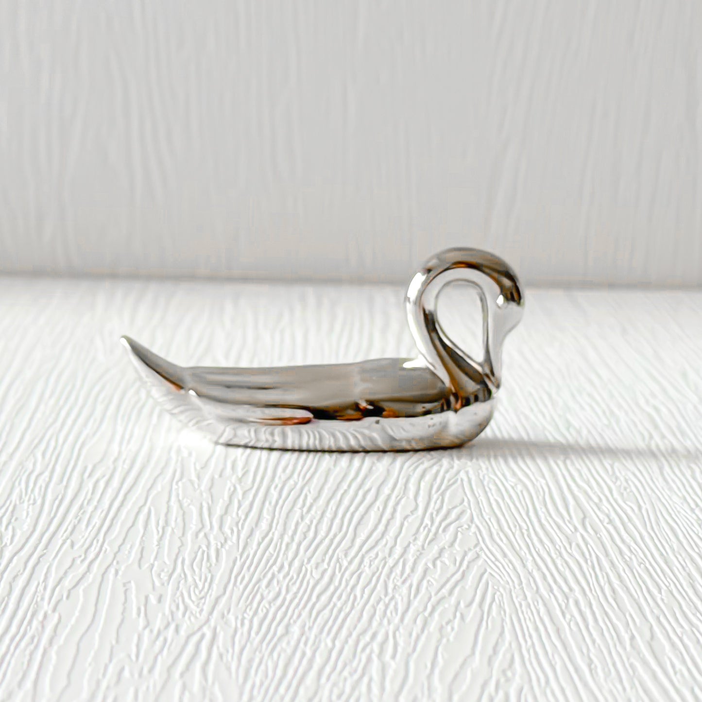 Delightful Vintage Chopstick Holders/Knife Rests | Silver Swans 2 | Set of 6