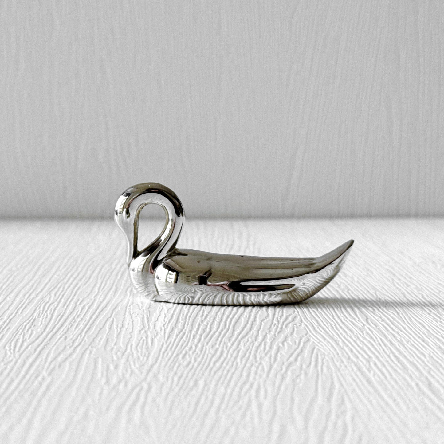 Delightful Vintage Chopstick Holders/Knife Rests | Silver Swans 2 | Set of 6