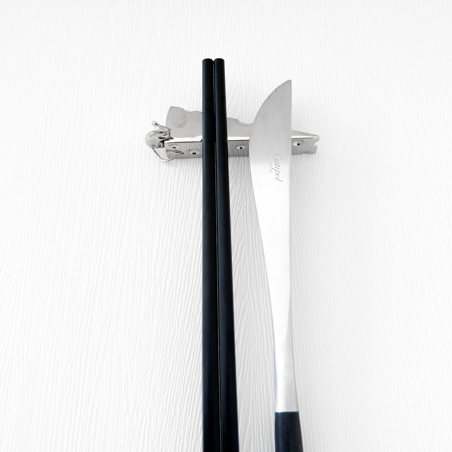 Vintage Chopstick Holders/Knife Rests | Cheese | Set of Six