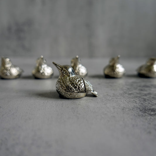 Vintage Place Card Holders | Quails | Set of 8