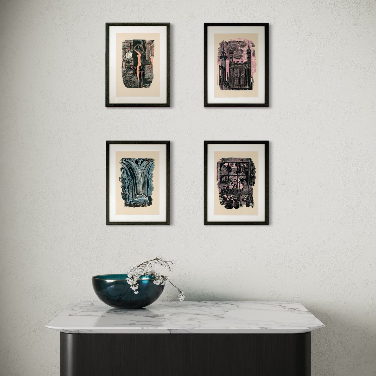 1950s Original Wood Engraving | John O'Connor | Sold Individually