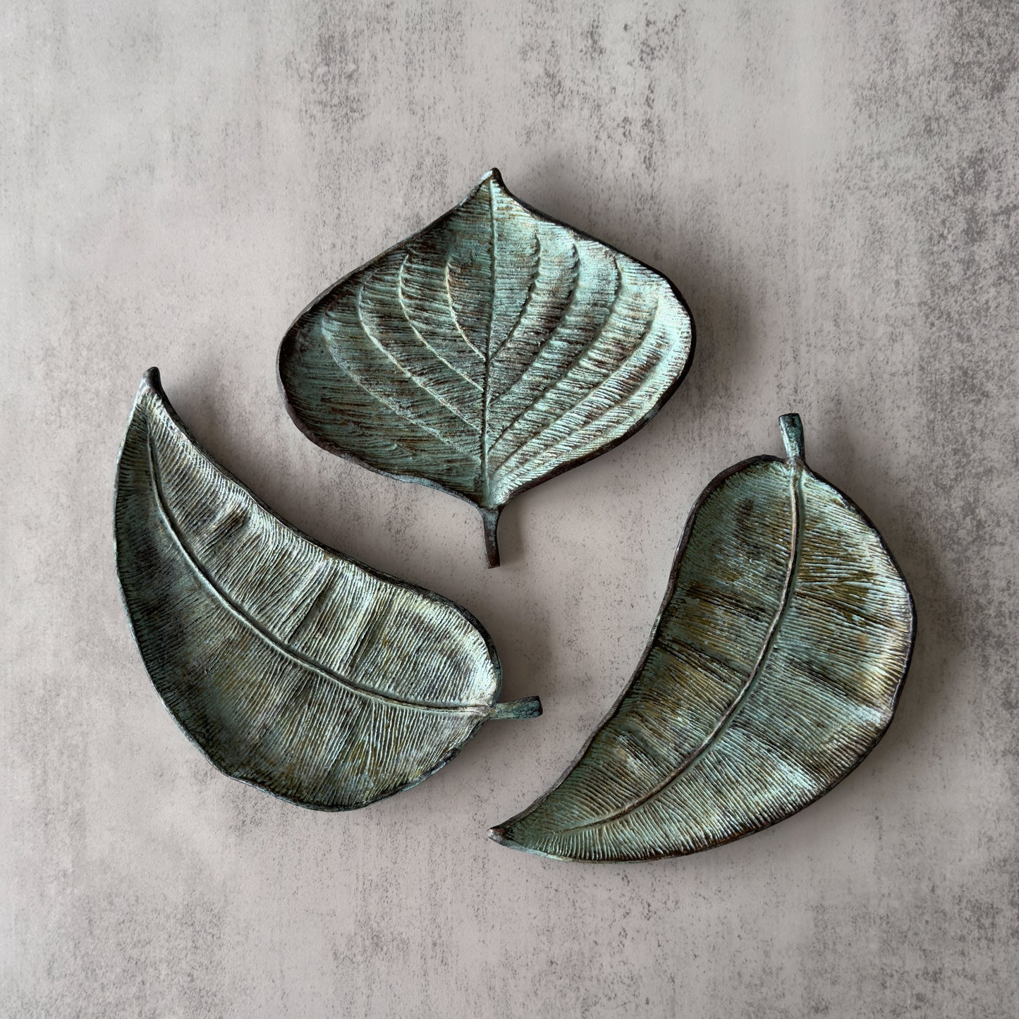 Vintage Change Trays | Leaves | Sold Individually