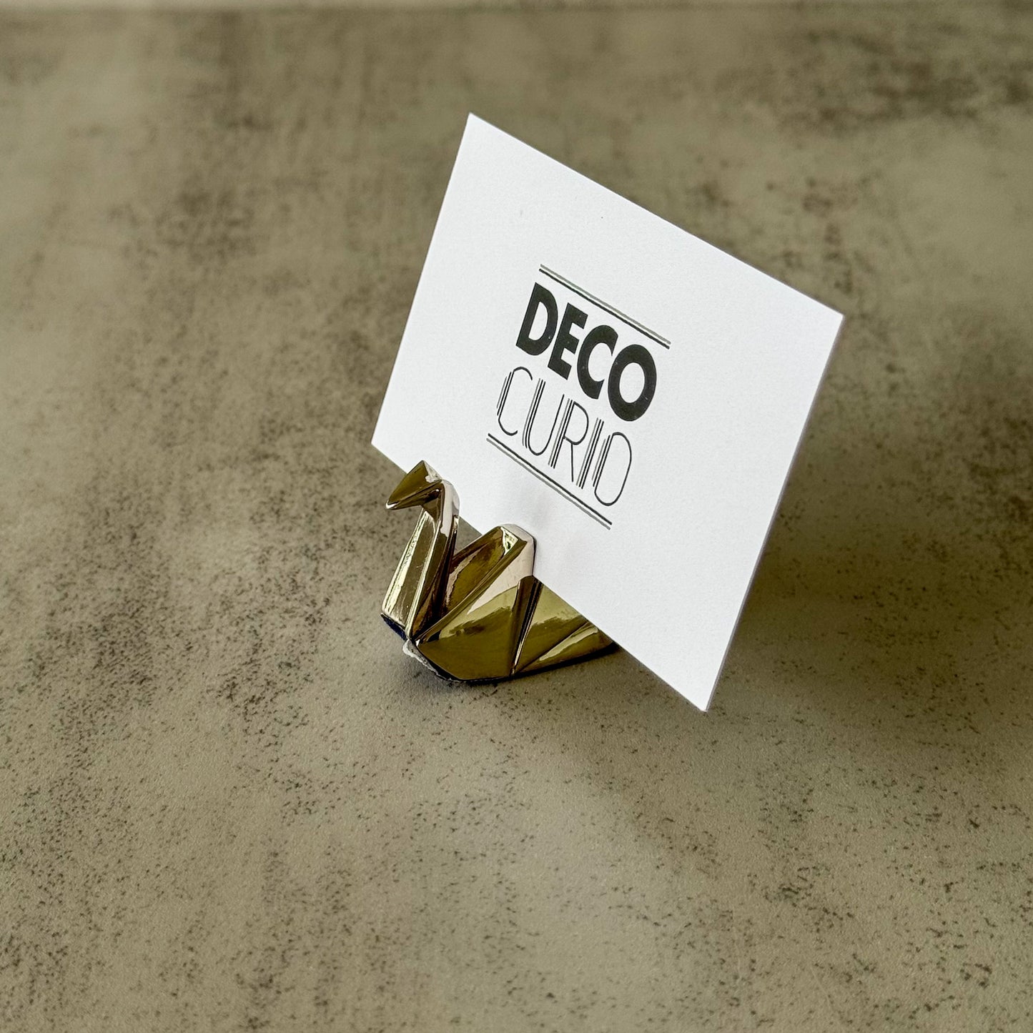 Vintage Place Card Holders | Origami Swans | Set of Six