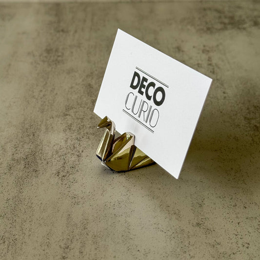 Vintage Place Card Holders | Origami Swans | Set of Six