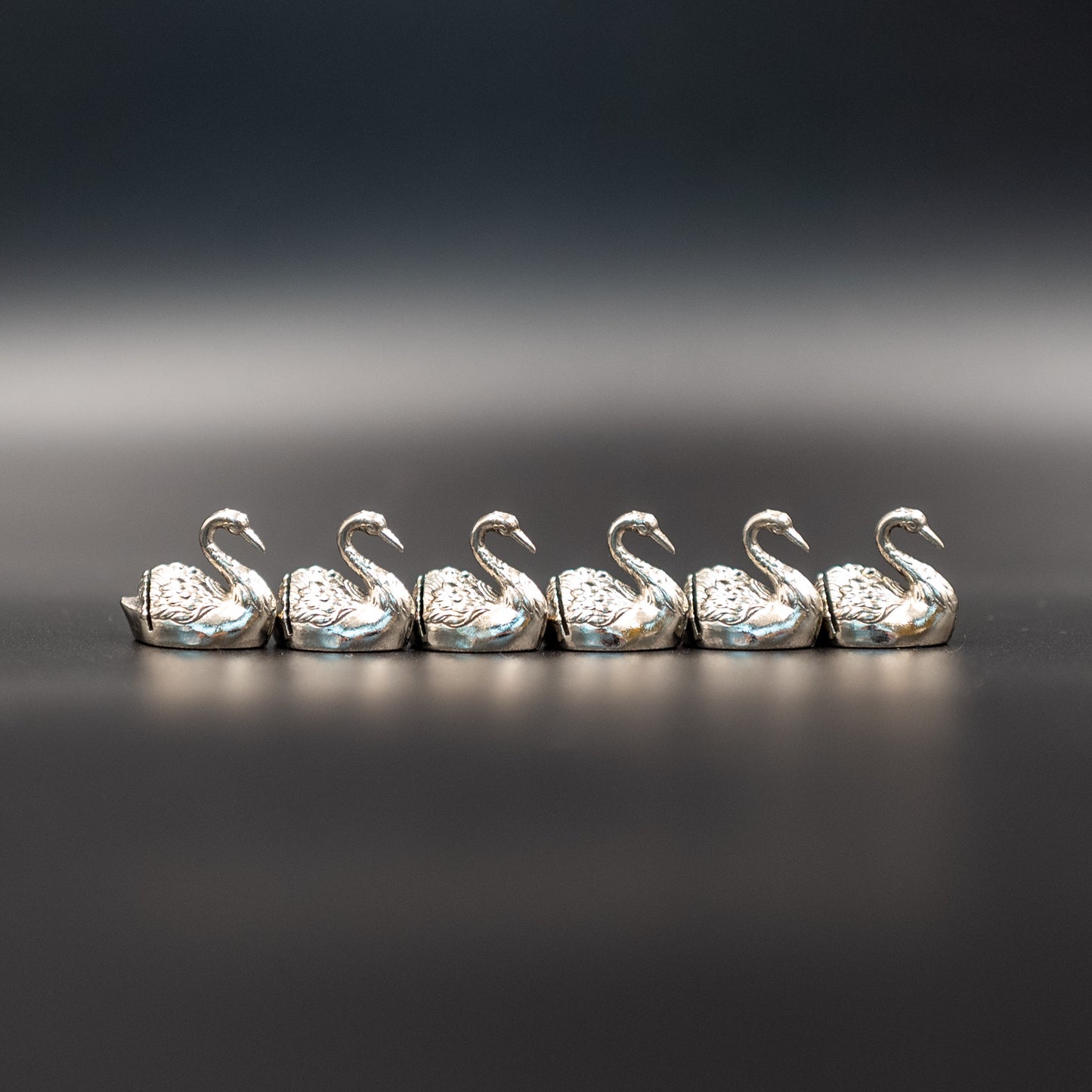 Vintage Place Card Holders | Swans | Set of 6
