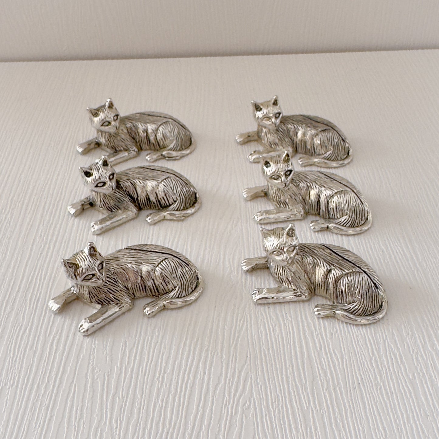 Vintage Place Card Holders | Cats 2 | Set of Six