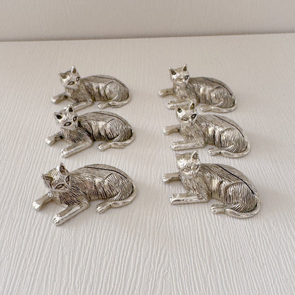 Vintage Place Card Holders | Cats 2 | Set of Six