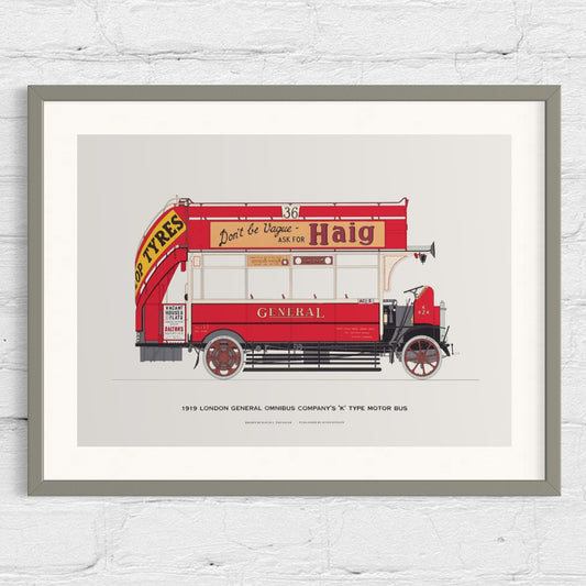 Classic Bus Plated Print