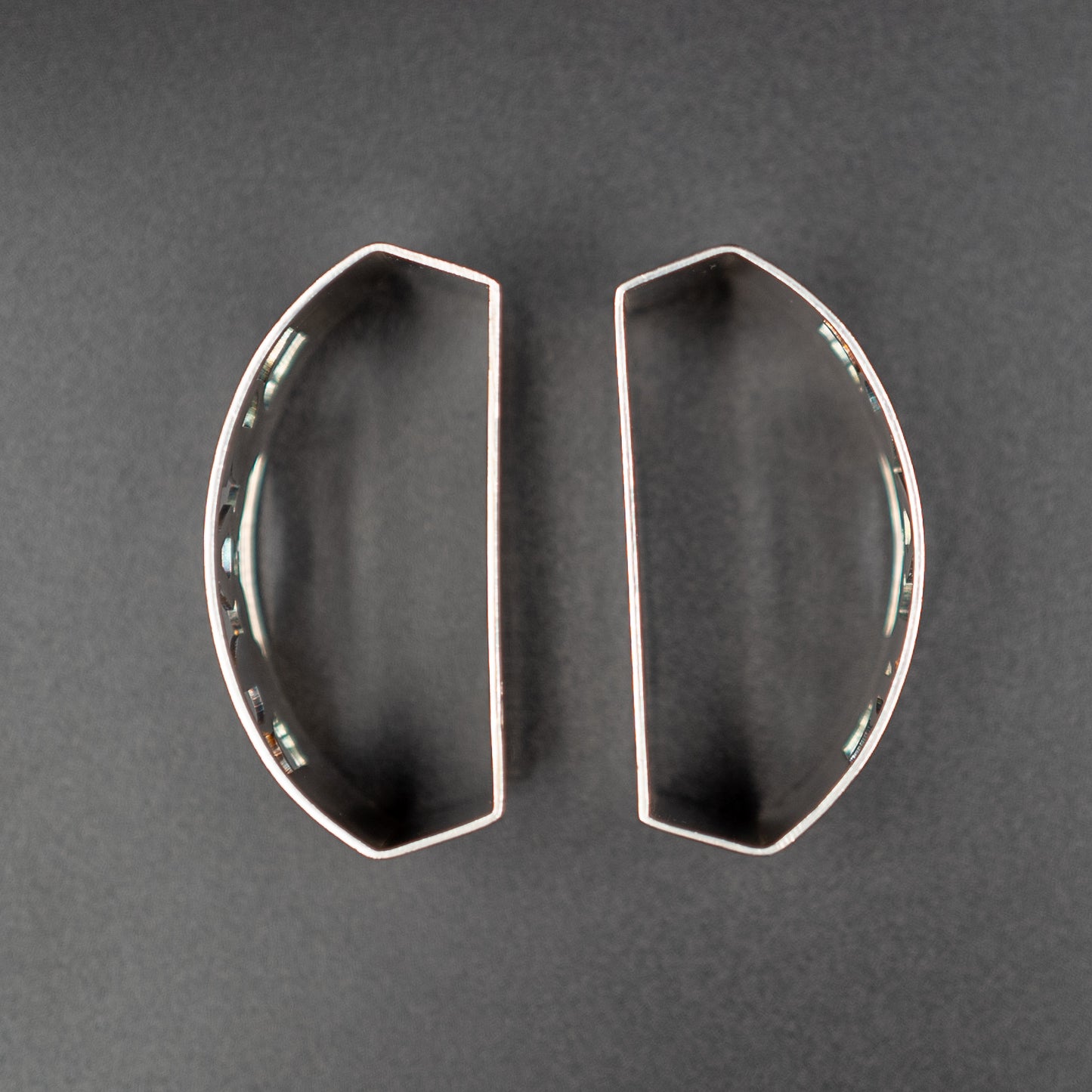 Vintage Mid-20th Century Art Deco Napkin Rings | "Toi" and "Moi" | Set of 2