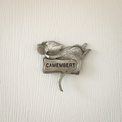 Vintage Pewter Cheese Markers | Set of 6