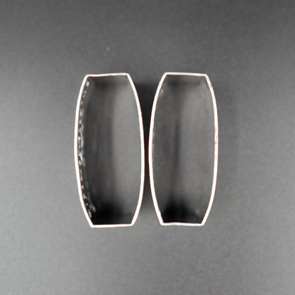 Chic Vintage Mid-20th Century Art Deco French Silver-Plated Napkin Rings | "Monsieur" and "Madame" | Set of 2
