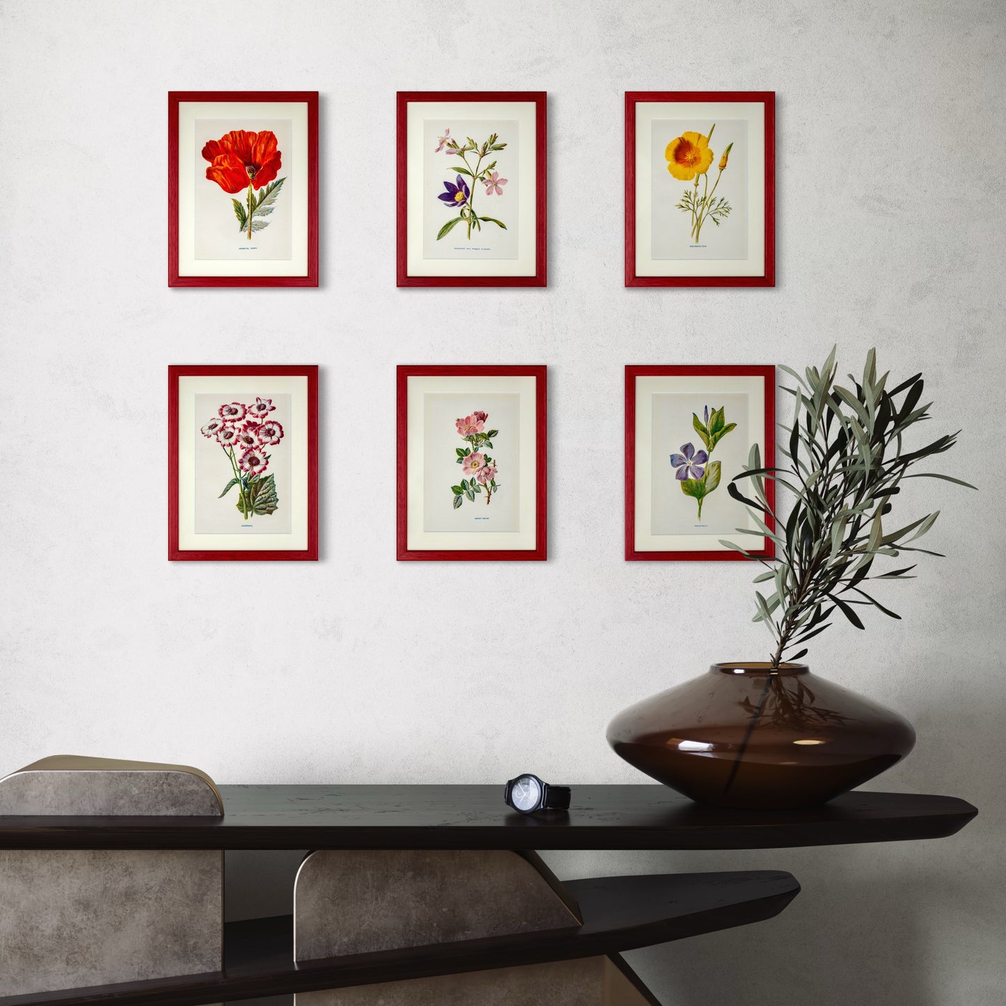 Original Antique Offset Lithograph from 1900s | Botanicals | Sold Individually