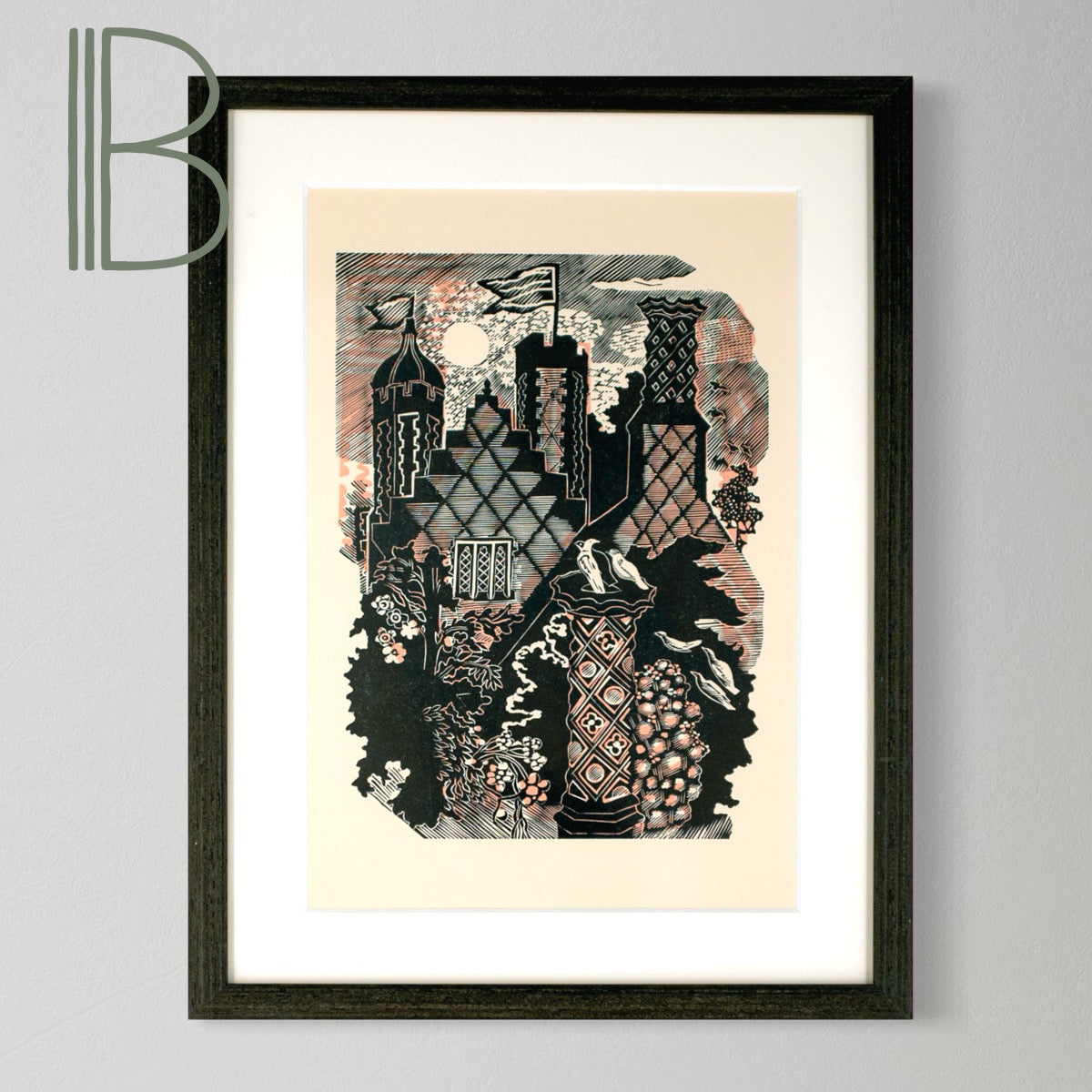 1950s Original Wood Engraving | John O'Connor | Sold Individually