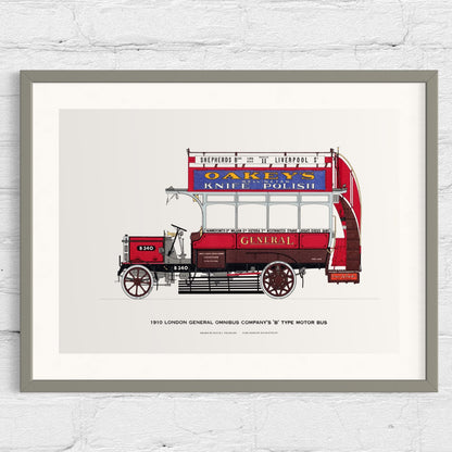 Classic Bus Plated Print