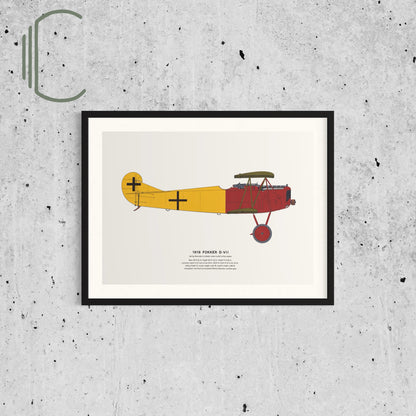 Classic Airplane Plated Print