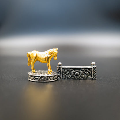 Vintage Chopstick Holders / Cutlery Rests | Showjumping Horses | Set of 6