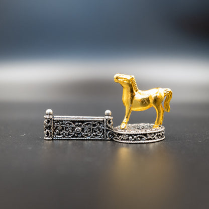 Vintage Chopstick Holders / Cutlery Rests | Showjumping Horses | Set of 6