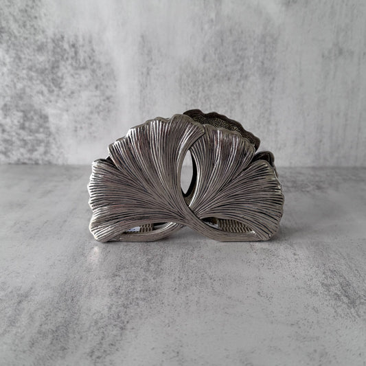 Vintage Napkin/Letter Holder | Ginkgo Leaves