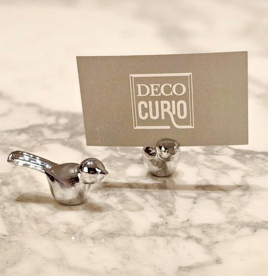 SOLD Vintage Place Card Holders Birds