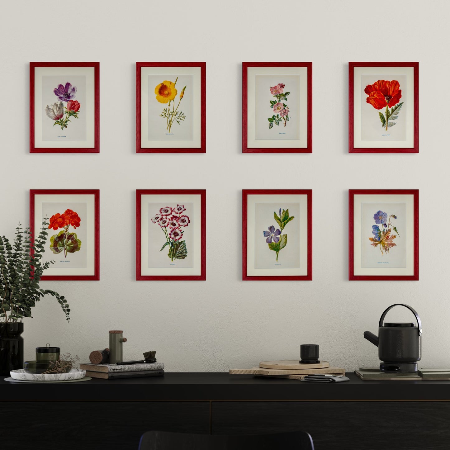 Original Antique Offset Lithograph from 1900s | Botanicals | Sold Individually