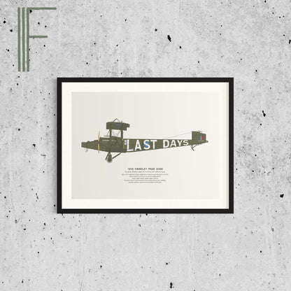 Classic Airplane Plated Print