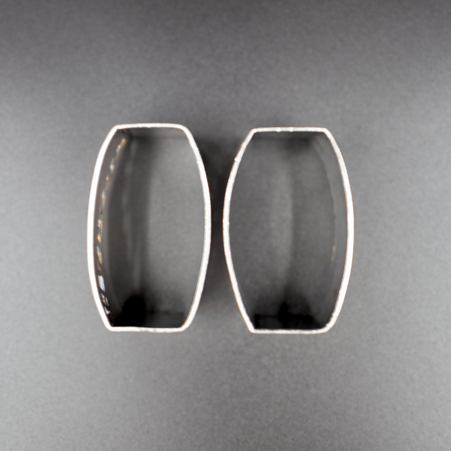 Elegant Vintage Art Deco Silverplated Napkin Rings | "Monsieur" & "Madame" | Set of 2
