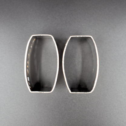 Elegant Vintage Art Deco Silverplated Napkin Rings | "Monsieur" & "Madame" | Set of 2