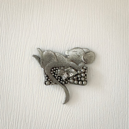 Vintage Pewter Cheese Markers | Set of 6