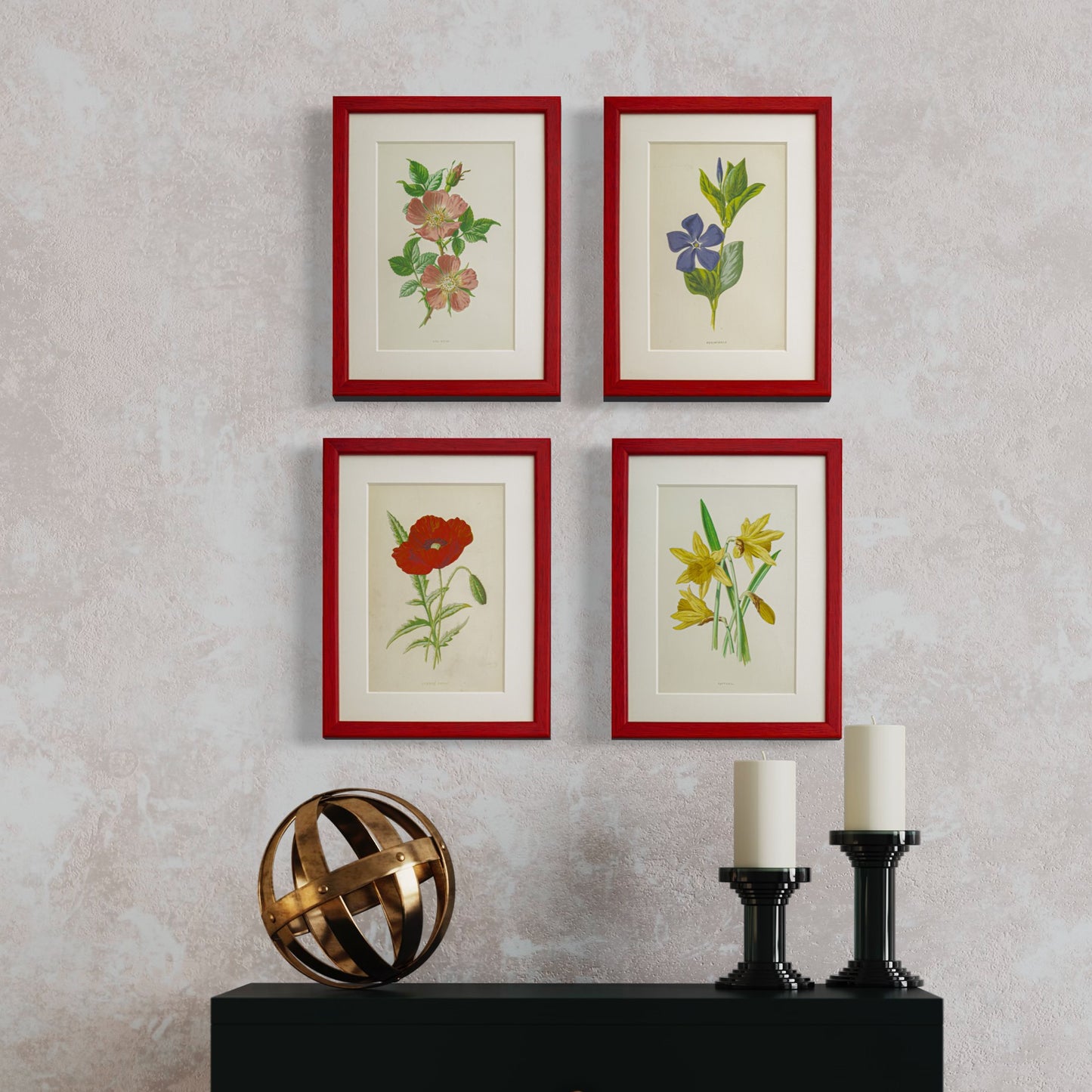 Original Antique Offset Lithograph from 1900s | Botanicals | Sold Individually