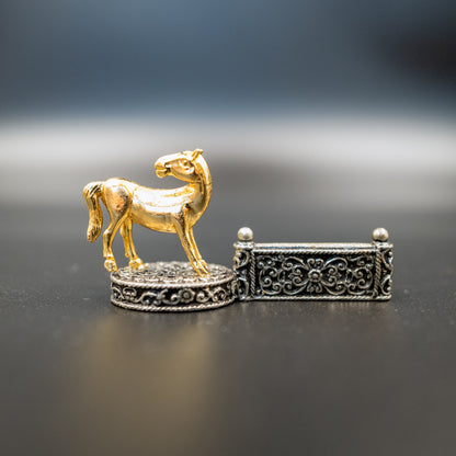 Vintage Chopstick Holders / Cutlery Rests | Showjumping Horses | Set of 6