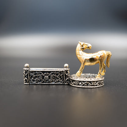 Vintage Chopstick Holders / Cutlery Rests | Showjumping Horses | Set of 6