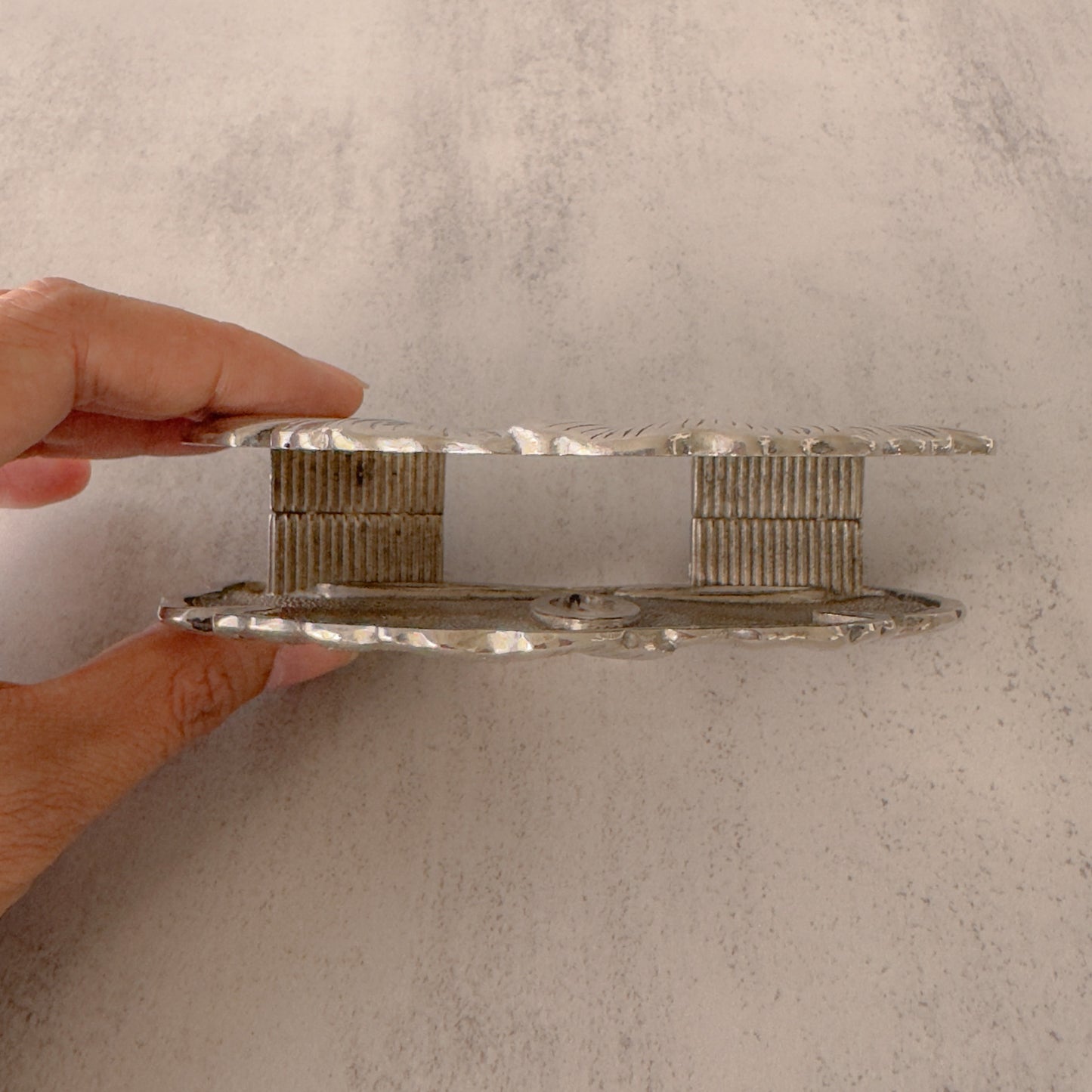 Vintage Napkin/Letter Holder | Ginkgo Leaves