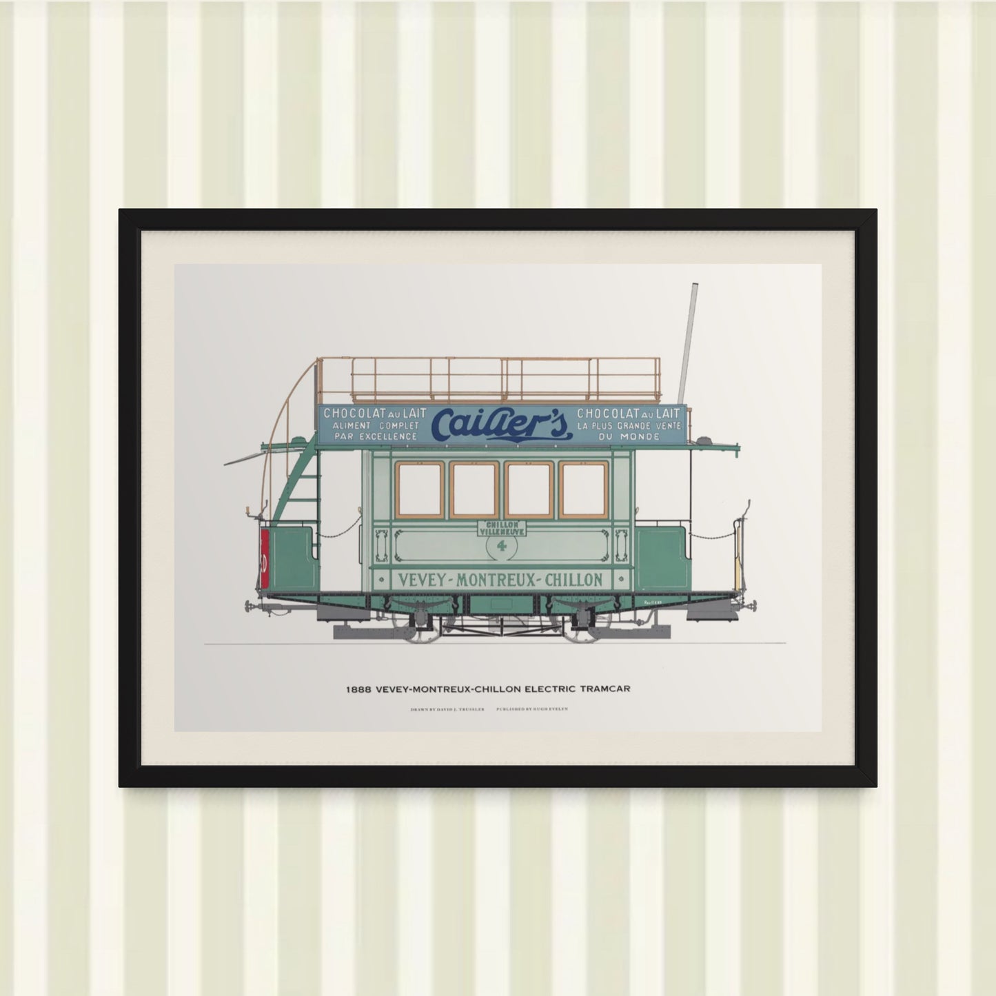 Classic Tram Plated Print