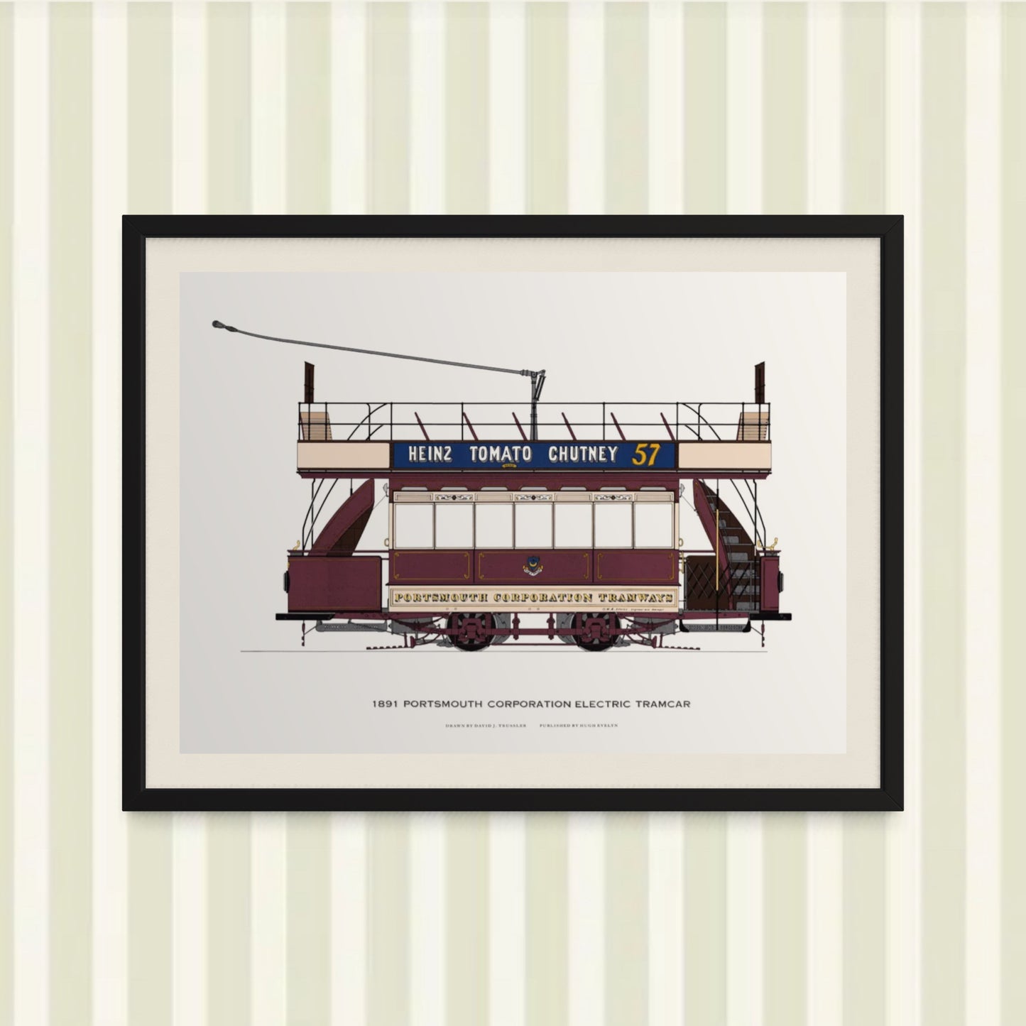 Classic Tram Plated Print