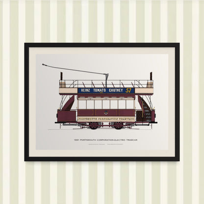 Classic Tram Plated Print
