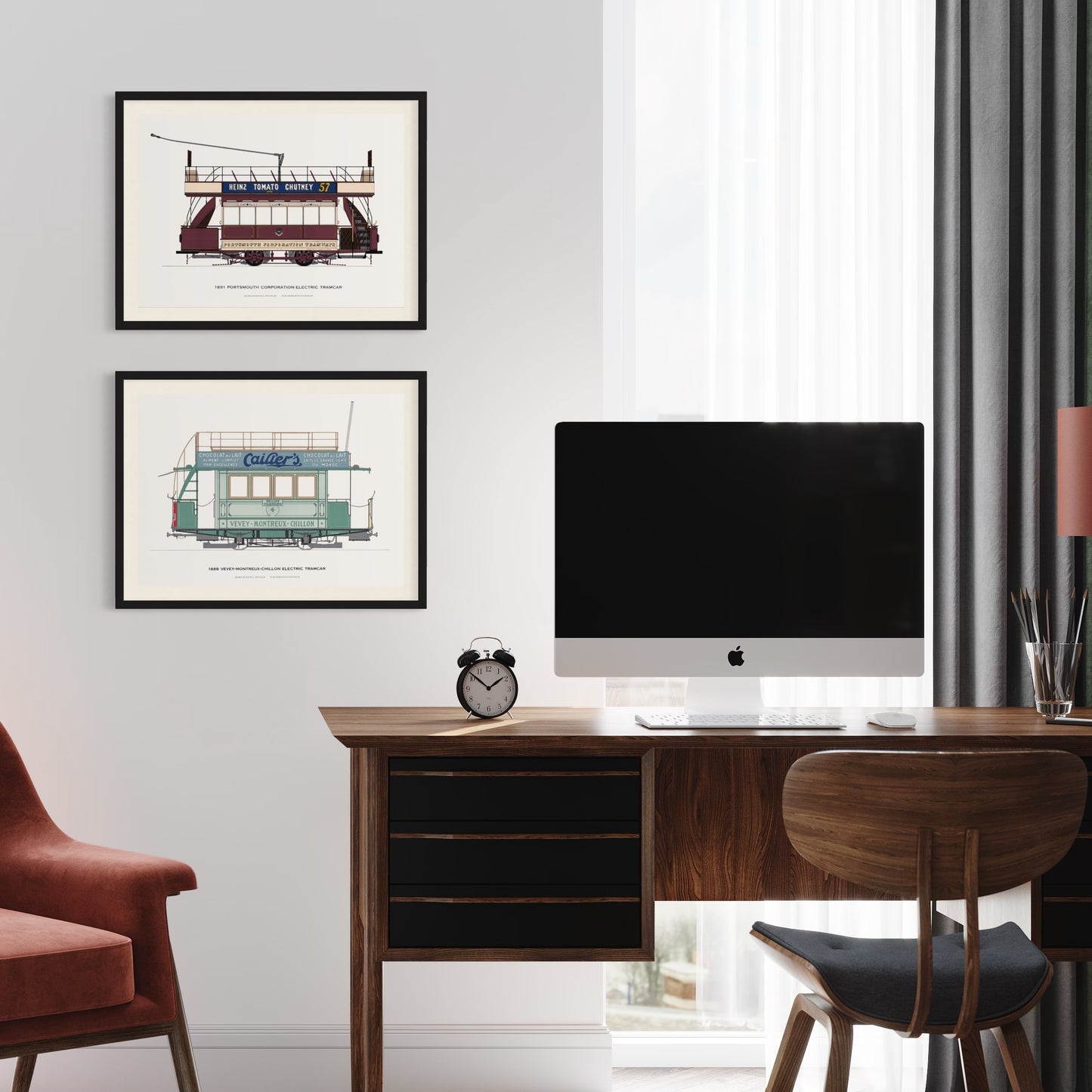 Classic Tram Plated Print