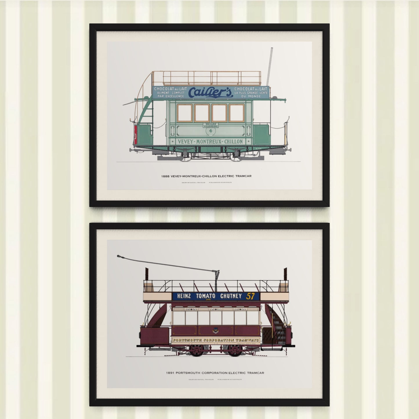 Classic Tram Plated Print