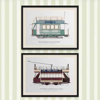 Classic Tram Plated Print