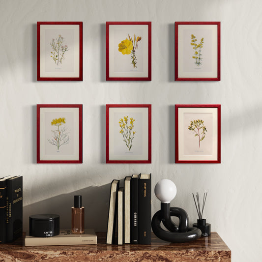Original Red Antique Botanicals