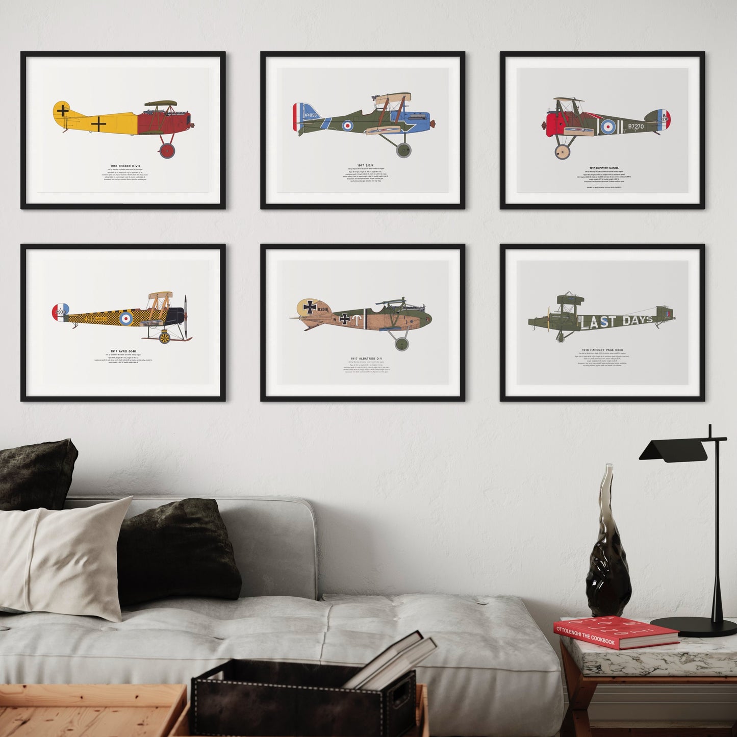 Classic Airplane Plated Print