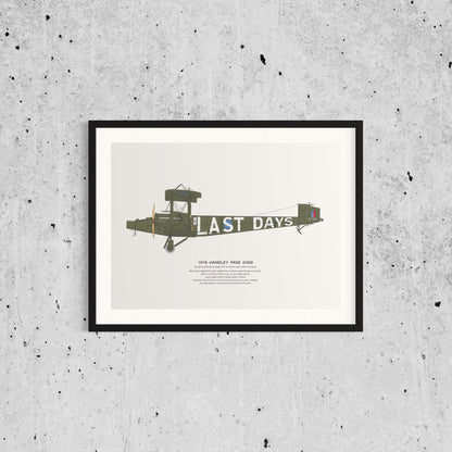 Classic Airplane Plated Print