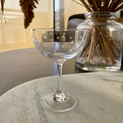 Crystal Champagne Saucers
