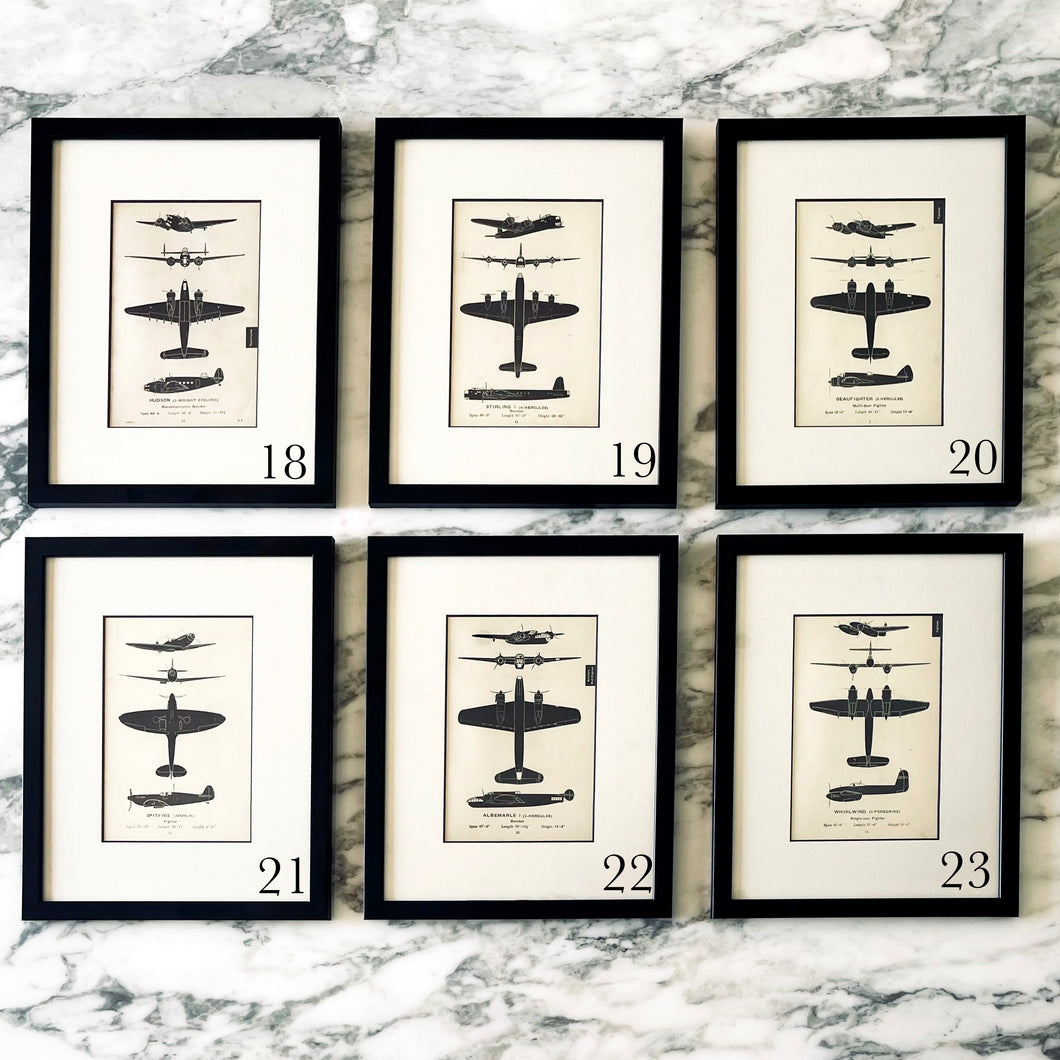 Aeroplane Silhouettes - More Options Available